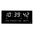 Axyaa LED Digital Wall Clock & Calendar with Time, Day, Date, Temperature Display