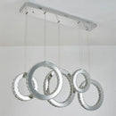 Modern Luxury Crystals LED Pendant Chandelier by Axyaa