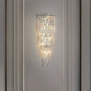 Axyaa Crystal Wall Lamp: Modern Luxe Sconce for Bedroom, Staircase, Living Room & Home Decor