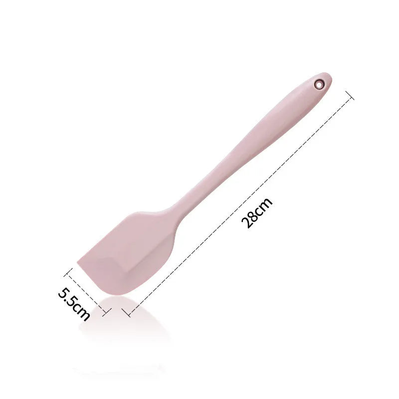 Axyaa Silicone Cream Scraper & Spatula Cutter - Kitchen Baking Pastry Tool