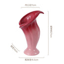 Axyaa Calla Lily Gradient Ceramic Vase: Home Decor Handicrafts & Flower Arrangement Accessories