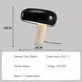 Axyaa Art Mushroom Table Lamp Nordic Modern Marble LED Decorative Light