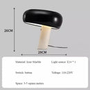 Axyaa Art Mushroom Table Lamp Nordic Modern Marble LED Decorative Light