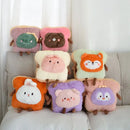 Axyaa Dopamine Bread Animal Hand Pillow - Office & Dormitory Cushion Gift