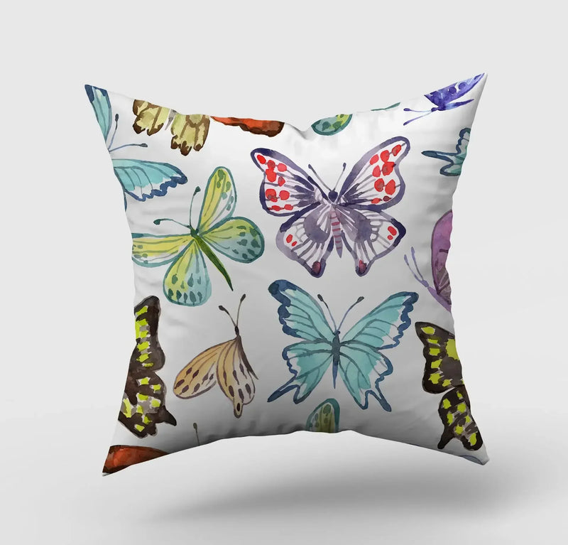 Axyaa Cartoon Butterfly Print Pillowcase 45*45cm