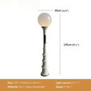 Axyaa Cream Minimalist Floor Lamp for Living Room Bedroom LED Ambiance