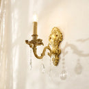 Axyaa Crystal Luxury Candle Wall Lamp for Bedroom, Living Room, Aisle, Staircase