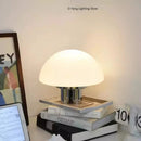 Axyaa Mushroom Milk White LED Table Lamp Retro Style Nordic Home Decor