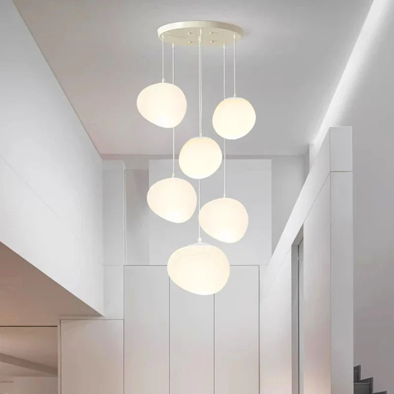 Axyaa Nordic Stair Chandelier Living Room Dining Pendant Ceiling Light