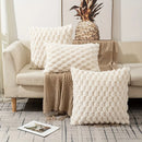 Axyaa Faux Fur Plush Pillow Cover for Sofa, Bed, Living Room
