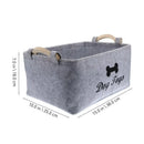 Axyaa Large Dog Toy & Pet Accessory Storage Basket Bin