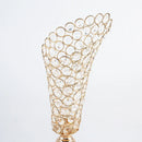 Axyaa Crystal Candle Holder Set - European Vintage Style Glass Stand