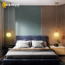 Axyaa Luxury Crystal Ball Pendant Chandelier for Bedroom and Bar Decor