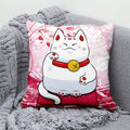 Axyaa Lucky Cat Japanese Style Sofa Bed Pillow Cover: Mount Fuji Japanese Art