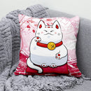 Axyaa Lucky Cat Japanese Style Sofa Bed Pillow Cover: Mount Fuji Japanese Art