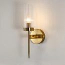 Axyaa Modern LED Glass Wall Lamp for Hotel Home Decor & Lighting