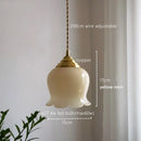 Axyaa Glass Copper Led Pendant Light - Nordic Modern Home Decor Lighting