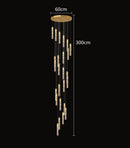 Axyaa Dining Room Pendant Lights LED Chandelier Ceiling Lamp Indoor Decor Lighting