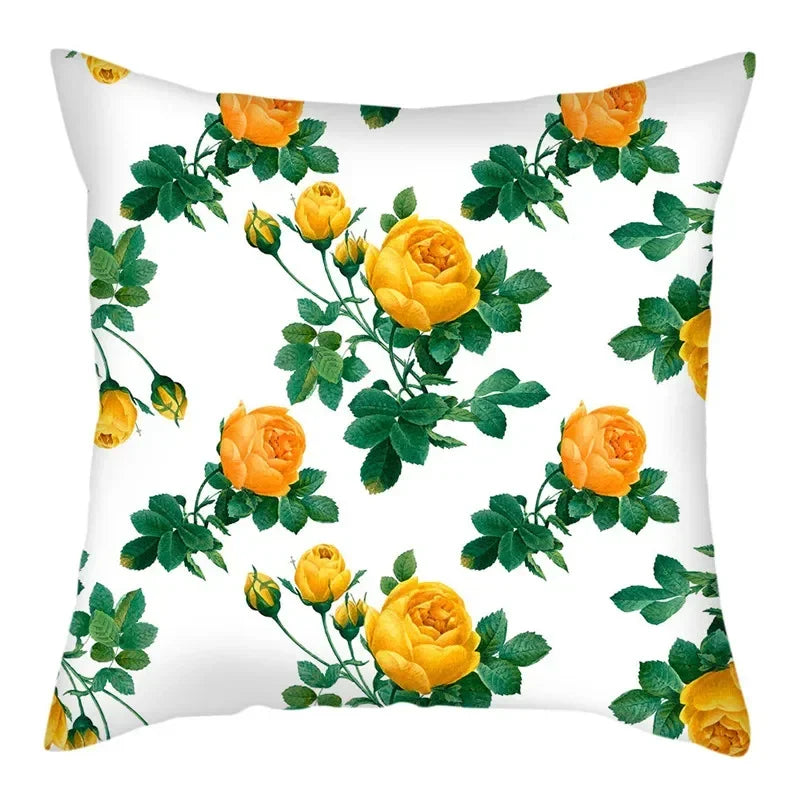 Spring Flower Cushion Cover by Axyaa - 45x45cm