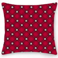 Axyaa Geometric Printed Pillowcase Double Sided Crystal Sofa Cushion Cover