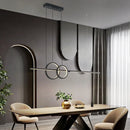 Axyaa Nordic LED Pendant Lights for Living Kitchen Dining Room, Smart Home Alexa-Compatible Lighting Fixture