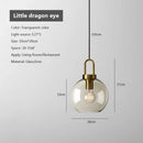 Axyaa Nordic Glass Pendant Light for Home Kitchen Restaurant