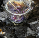 Axyaa Astronaut Glass Breakfast Cup with Lid and Spoon