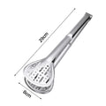 Axyaa Stainless Steel Food Tongs with Long Handle for Kitchen