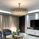 Axyaa Gold Crystal Chandeliers: Nordic Modern Luxury Lighting for Home Décor