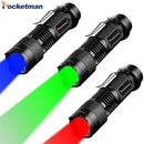 Axya LED Mini Tactical Flashlight 3 Modes Zoom Torch - 14500