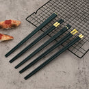 Axyaa Non-Slip Sushi Chopsticks - High Quality Portable Food Sticks