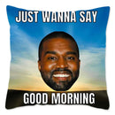 Axyaa Funny Kanye West Meme Cushion Covers 40x40cm Soft Throw Pillow Case Square Pillowcase