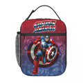 Axyaa Insulated Lunch Bag: Leakproof Thermal Cooler for Work - Captain America Design
