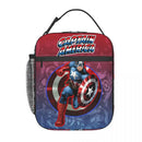 Axyaa Insulated Lunch Bag: Leakproof Thermal Cooler for Work - Captain America Design