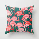 Axyaa Flamingo Pattern Cushion Cover 45*45cm