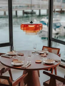 Axyaa Nordic Glass LED Pendant Lights Industrial Chandelier for Home Decor