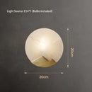 Axyaa Natural Marble Bedroom Chandelier - Designer Spanish Lighting for Restaurant, Hotel & Home