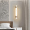 Axyaa Modern Luxury Bubble LED Crystal Glass Wall Lamp in Gold Color