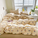 Axyaa Spring & Summer Floral Cartoon Print 4-Piece Set