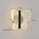Axyaa Butterfly Leaf Wall Lamp: Modern Bedroom Aisle Lighting