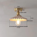 Axyaa LED Ceiling Light: Modern Style, Copper Ceramic, Indoor Home Lighting