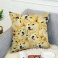 Axyaa Shiba Inu Pillow Cover for Decorative Home and Car Cushions