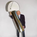 Axyaa Stainless Steel Hat Lamp Set - Minimalist Designer Lighting for Showroom Model Room