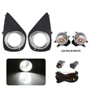 Axyaa Car Fog Lamps Halogen LED DRL Headlights for Toyota Yaris 2014-2017 US Model
