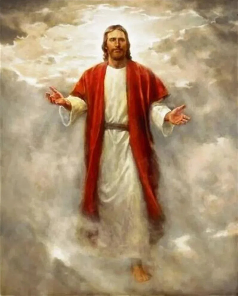 Axyaa Jesus Tapestry: Christmas Wall Hanging Cloth for Home Decor
