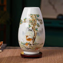 Axyaa Jingdezhen Ceramic Vase for Home Decor and Office Ornaments