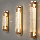 Axyaa Nordic Crystal Wall Light Sconce for Indoor Living Room Bedroom Decor