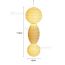 Axyaa Noguchi Pendant Lights: Modern LED Hanging Lamp for Living Room & Bedroom