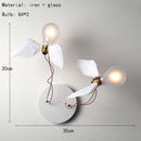 Axyaa LED Feather Wall Light - Elegant Indoor Sconce for Home Decor