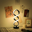 Axyaa LED Ironwork High Leg Desk Lamp with USB Plug, Three Color Dimming